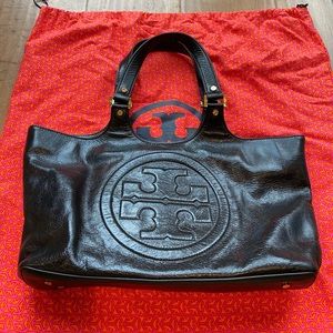 Tory Burch Black Leather Satchel
